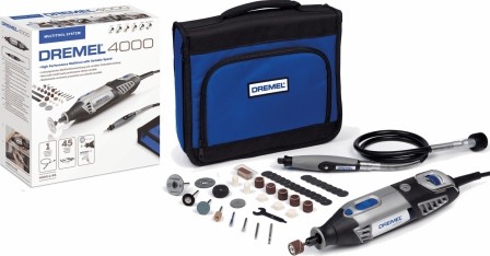 DREMEL 4000 (4000-1/45) with 45 Accessories & Flexible Shaft 225