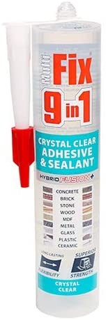 Multi-Fix 9 in 1 Adhesive & Sealant - Crystal Clear 290ml