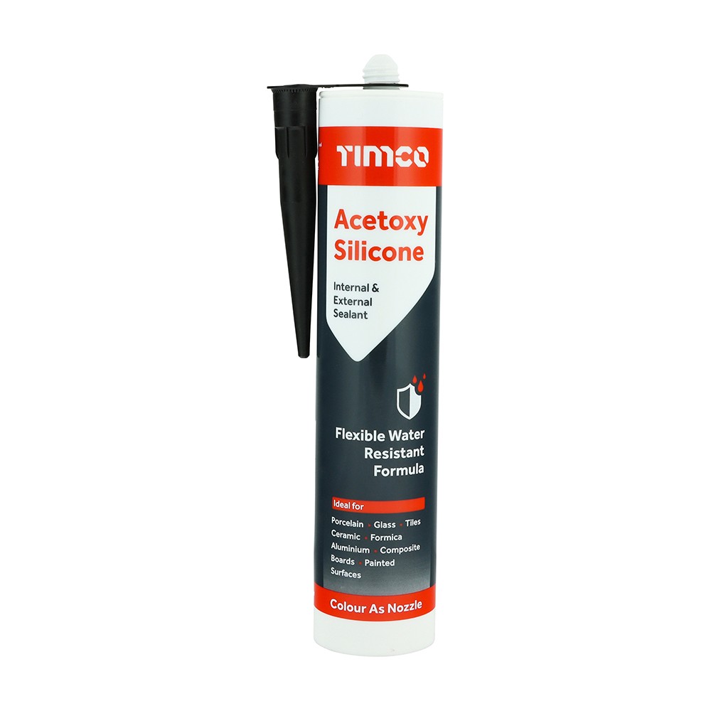 Timco Universal Silicone Sealant Black