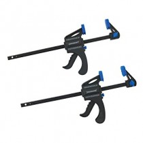 QUICK CLAMPS 150mm RATCHETING BAR CLAMPS 6" WITH PUSH BUTTON RELEASE