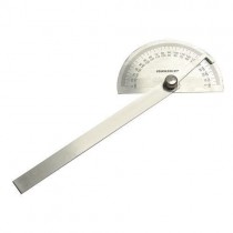 150mm STAINLESS STEEL PROTRACTOR 0-180 DEGREE ANGLE GAUGE