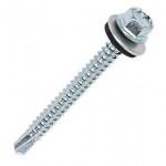 SELF DRILLING HEX HEAD SCREW WITH WASHER 5.5 x 50